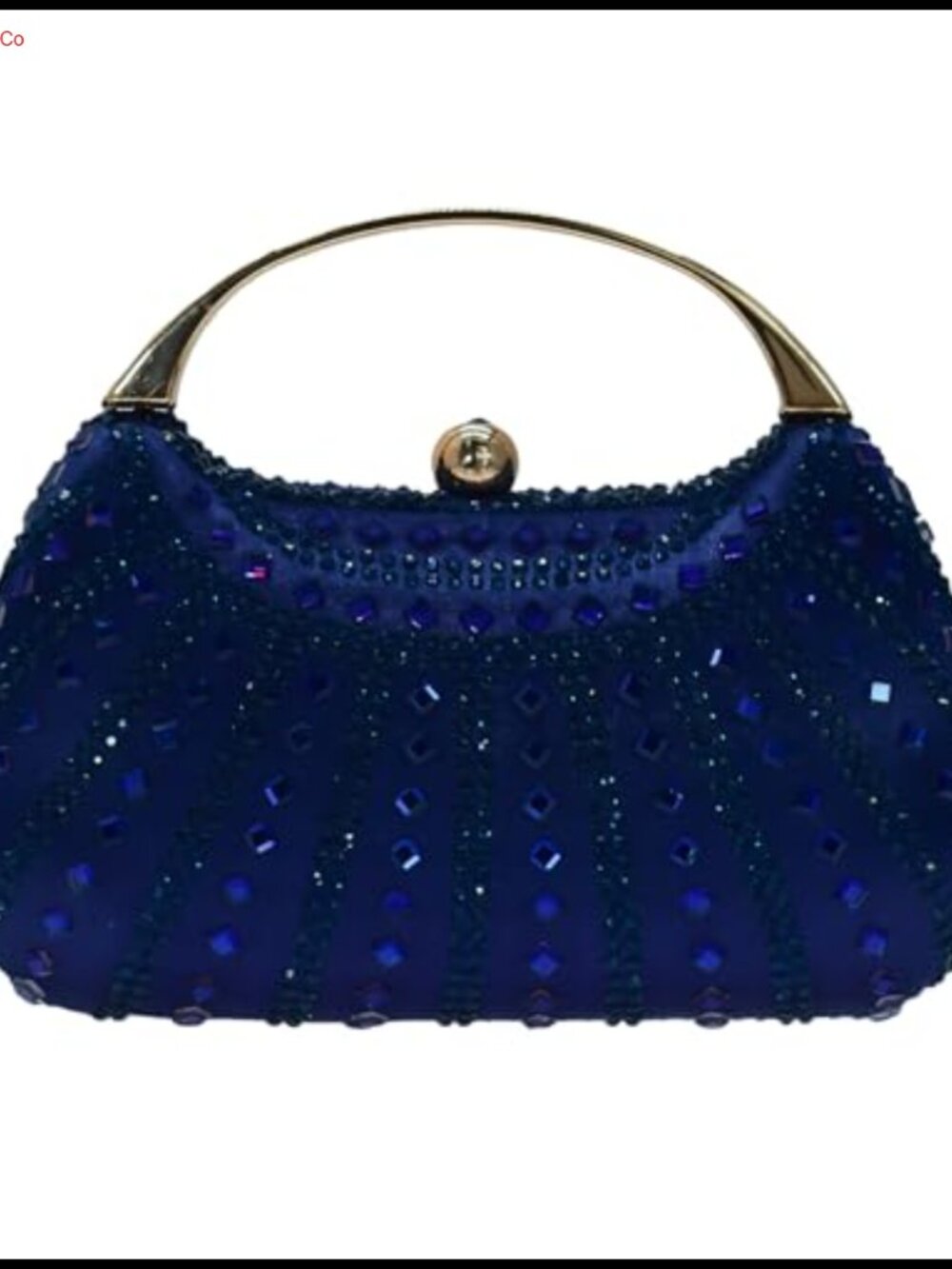 Crystal Clutch Rhinestone Satin Evening Bag Wedding Party Purse
